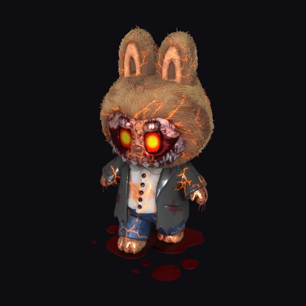 Zombie Bunny Character