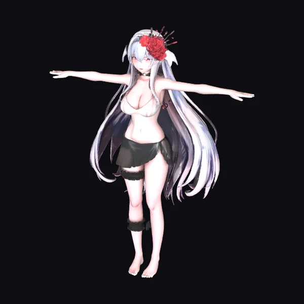 Anime Beach Demoness