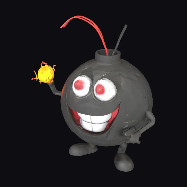 Smiling Bomb Character