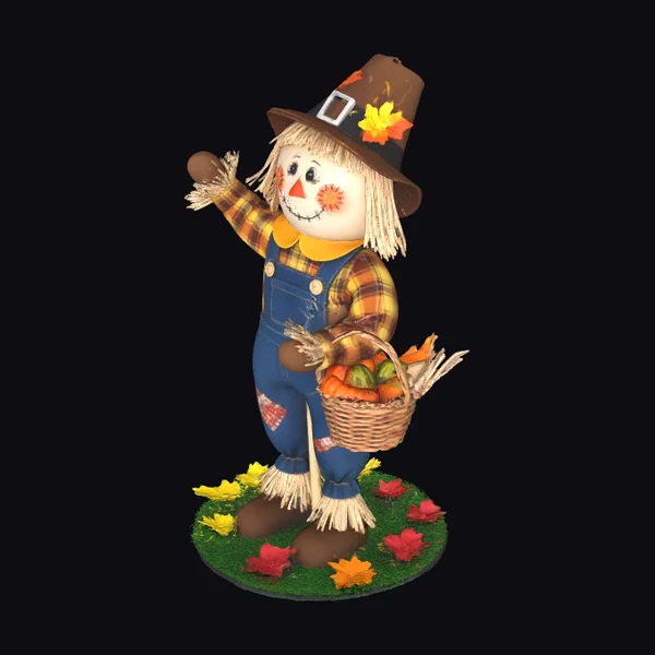 Harvest Scarecrow Figurine