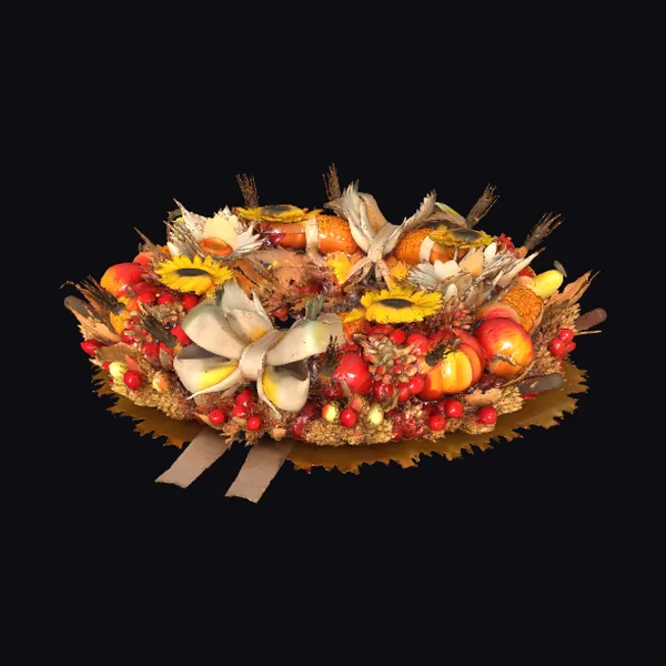 Harvest Fruit Wreath