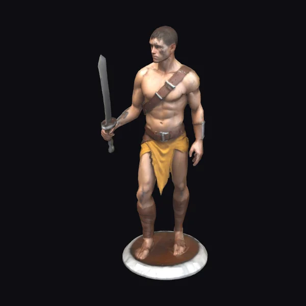 Ancient Warrior with Sword