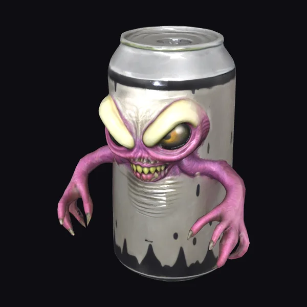Alien Soda Can Creature