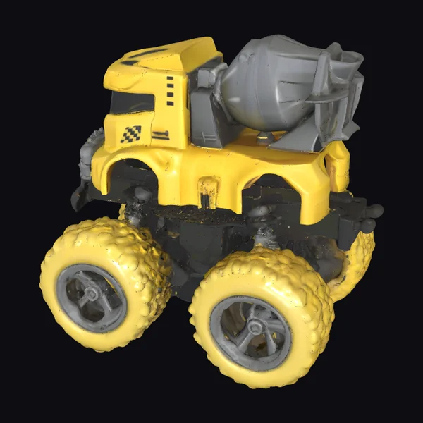 Yellow Monster Truck