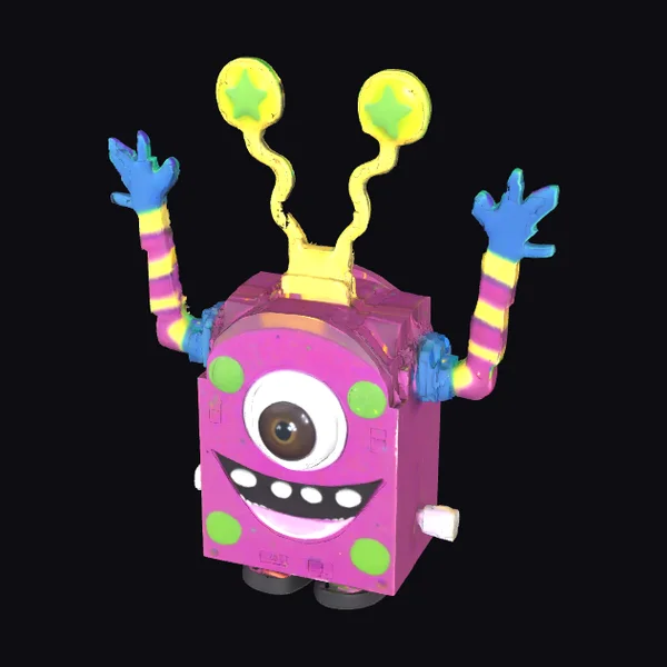 Pink Robot Toy