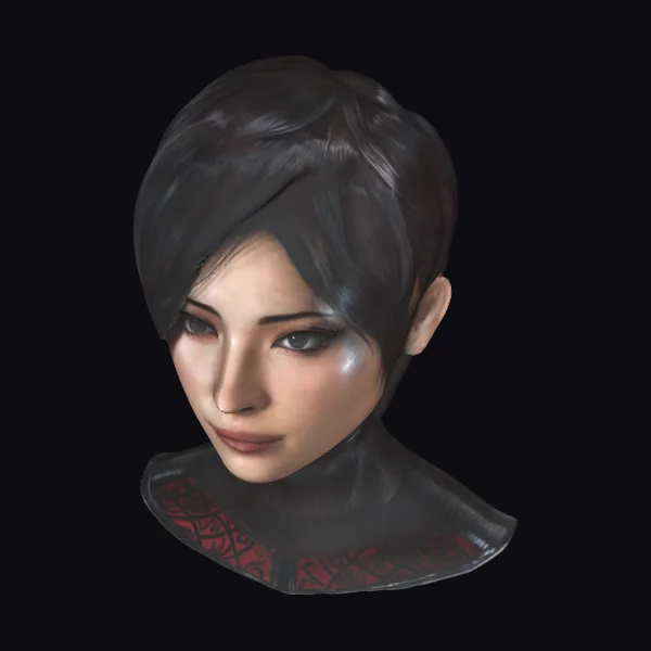 Asian Female Bust Portrait