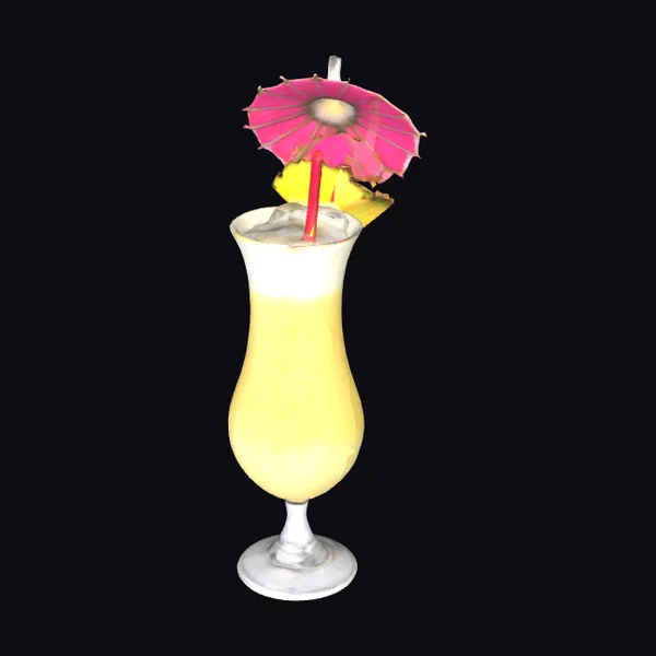 Pina Colada Cocktail Glass