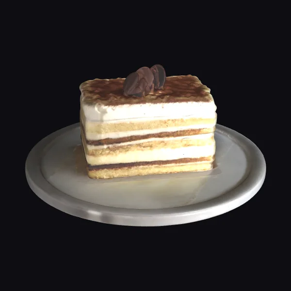 Tiramisu Cake Slice
