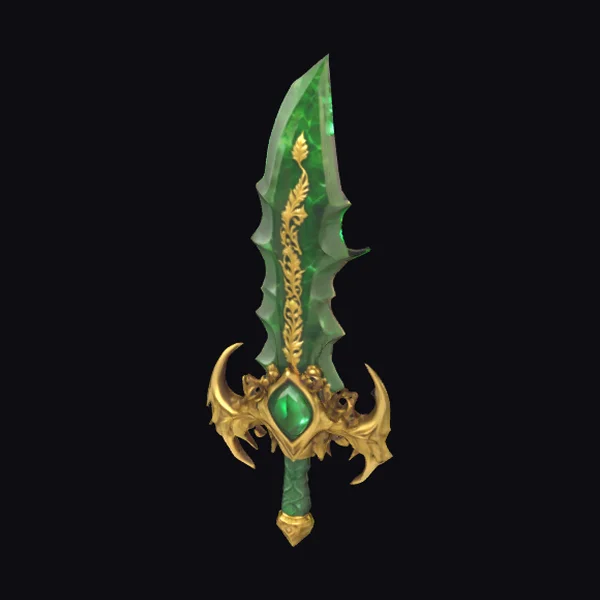 Emerald Thornblade Sword