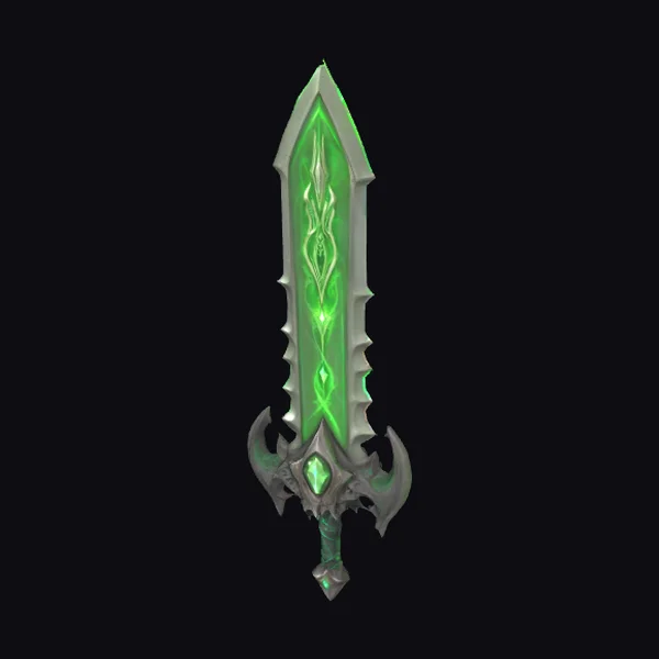 Emerald Glowing Sword
