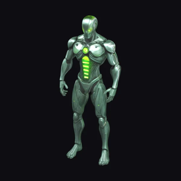 Emerald Cyborg Warrior