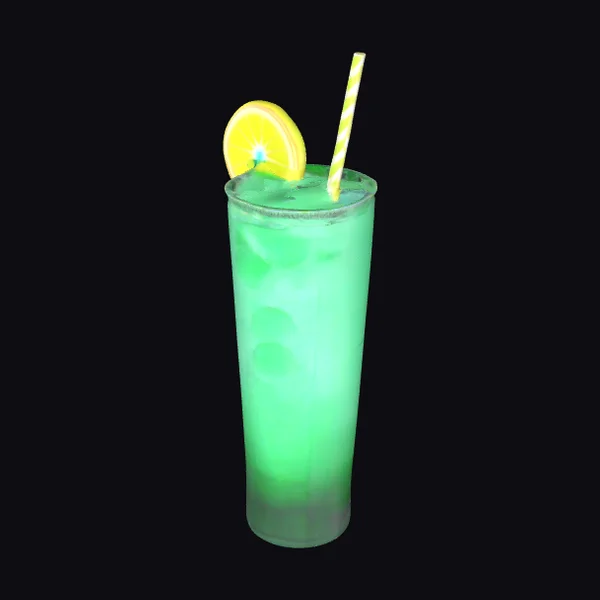 Green Cocktail with Lollypop
