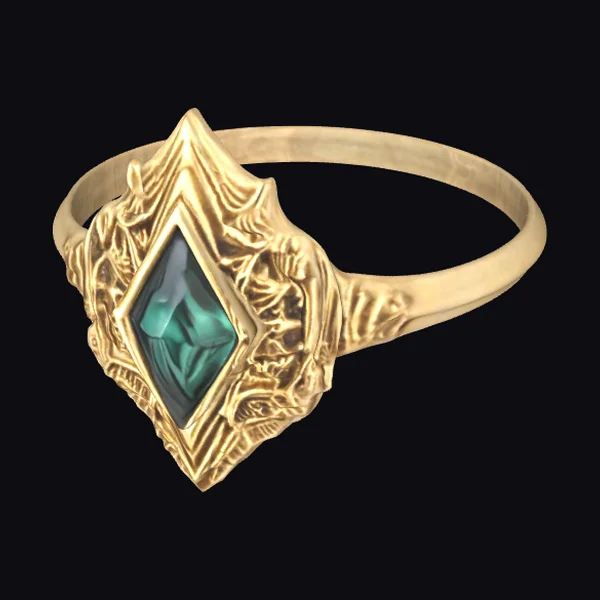 Emerald Gold Ring