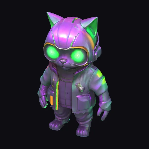 Cyber Cat Space Suit