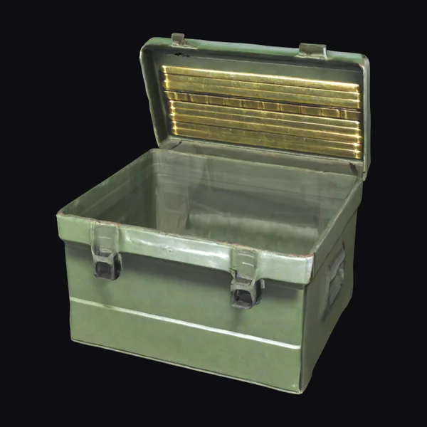 Green Metal Ammo Box