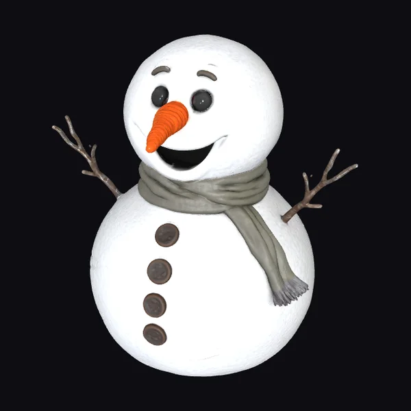 Smiling Snowman