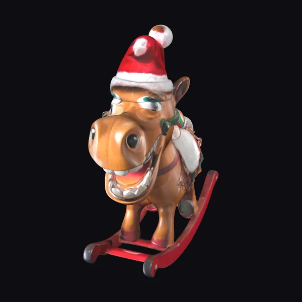 Rocking Horse Santa Hat