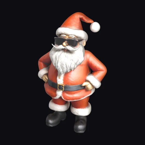 Santa with Sunglasses