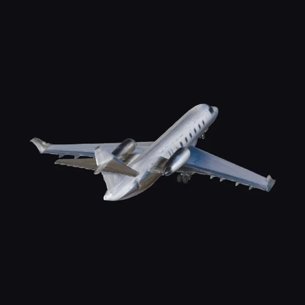 Long Private Jet Airplane