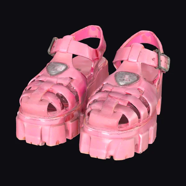 Pink Jelly Sandals