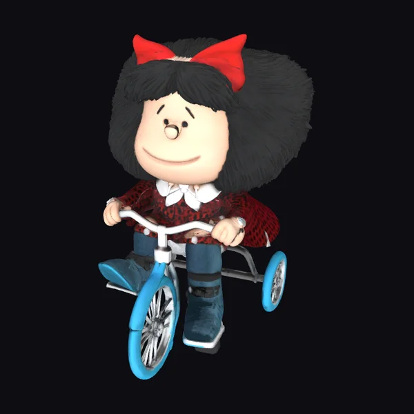Girl on Tricycle