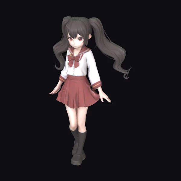 Anime School Girl Uniform