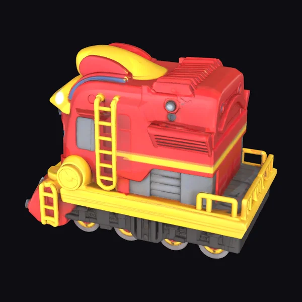 Cheerful Train Engine