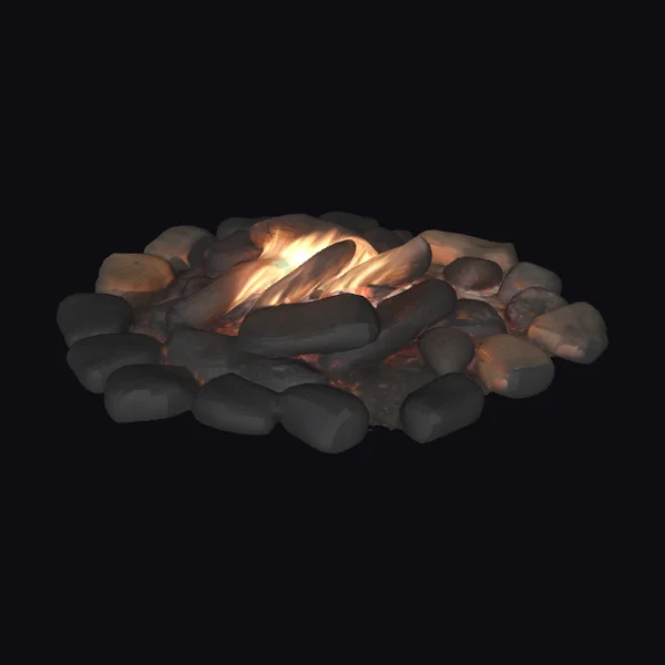 Burning Campfire