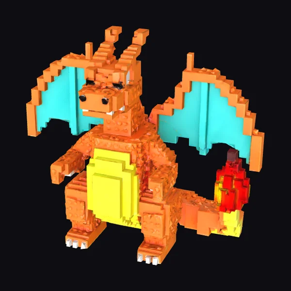 Brick Dragon Creature