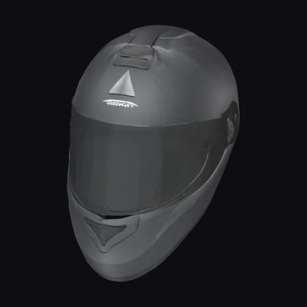 Black Motorcycle Helmet