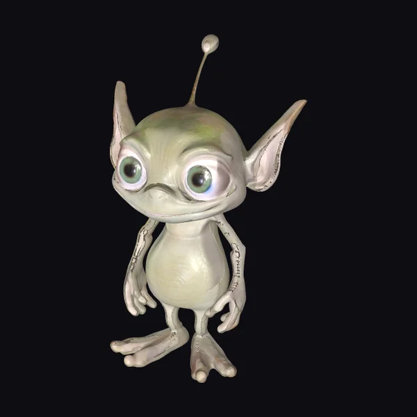 Alien Creature with Antenna