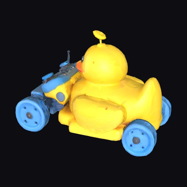Rubber Duck Toy Tractor