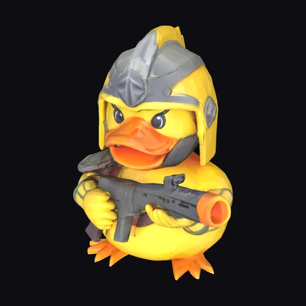Warrior Rubber Duck