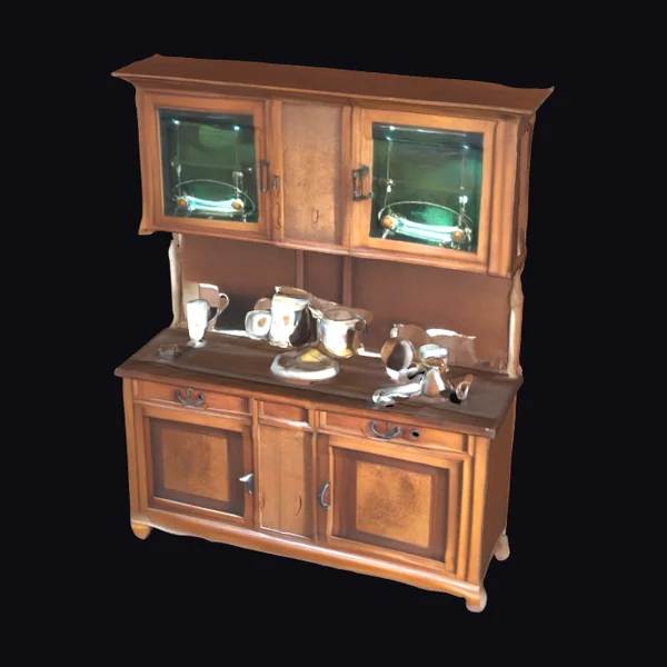 Antique Wooden China Hutch