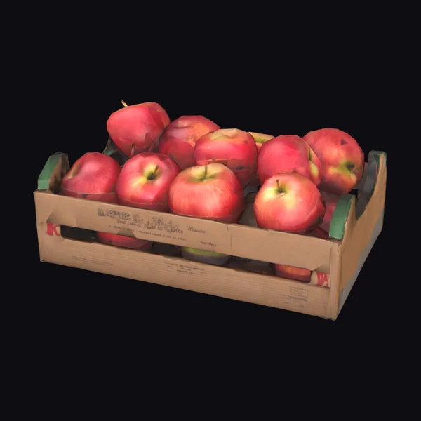 Box of Fresh Apples