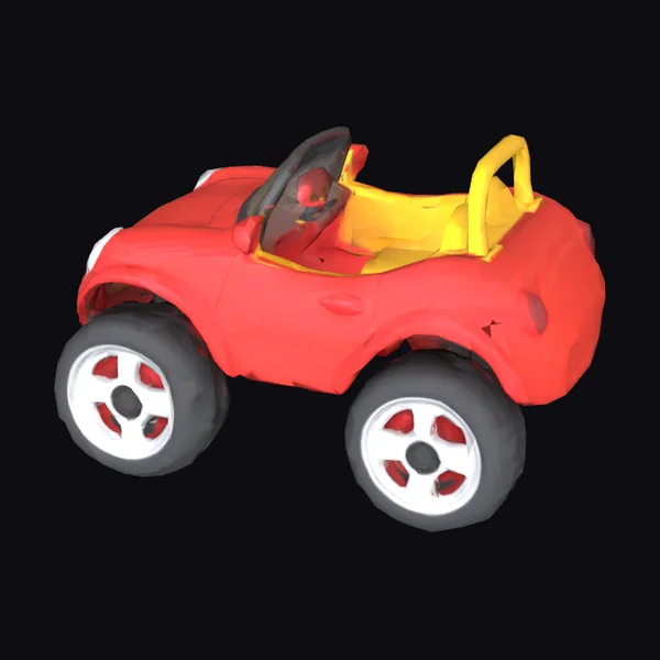 Red Toy Convertible Car