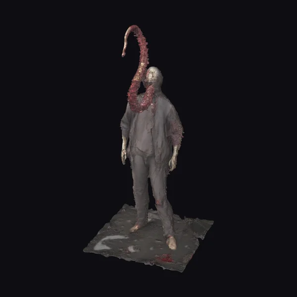 Zombie with Tentacle Attack