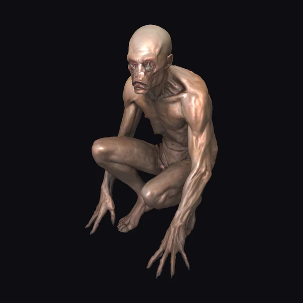 Bald Humanoid Figure