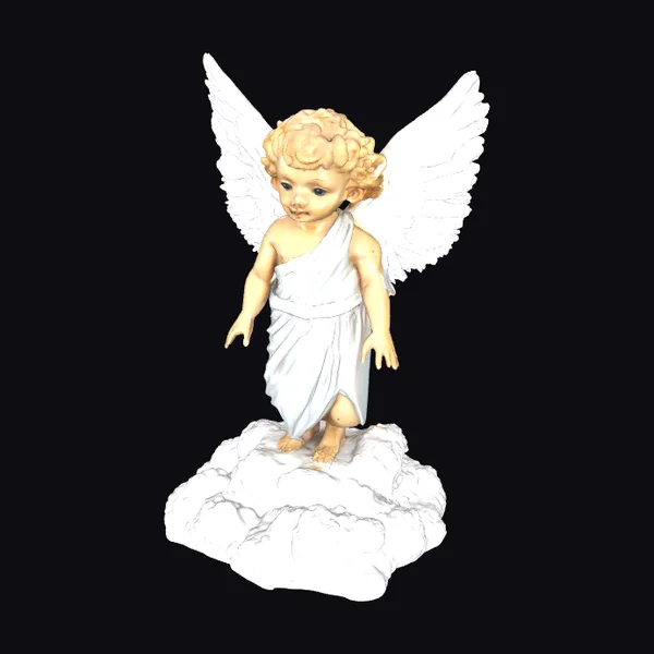 Winged Cherub Figure