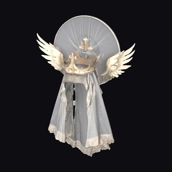 Winged Veil Crown