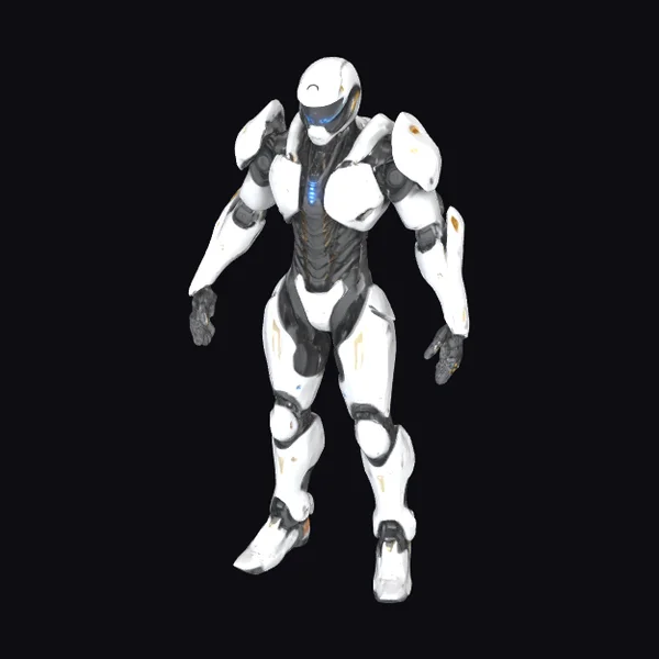 White Robot Suit