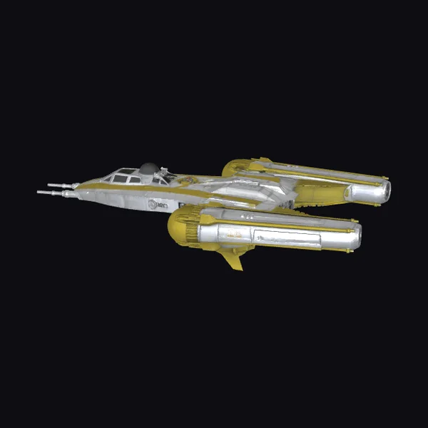 Yellow Starfighter Jet