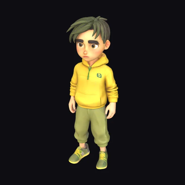 Young Boy in Yellow