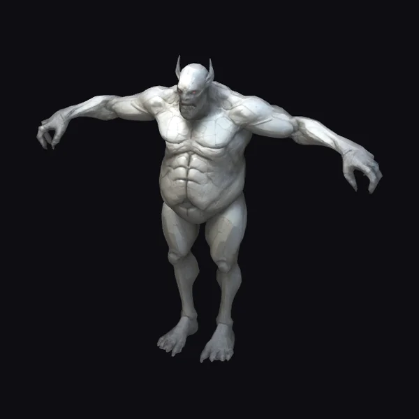 Gray Humanoid Abomination