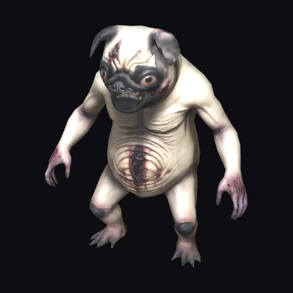 Zombie Pug Creature