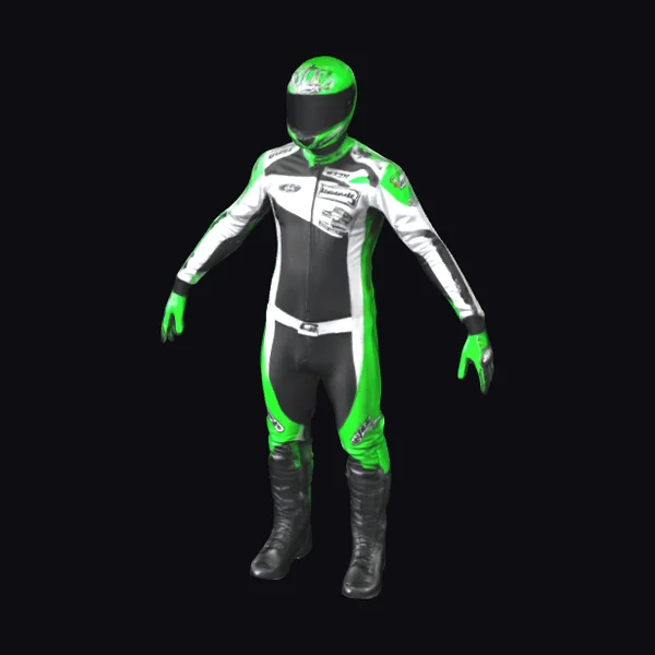 Racing Suit and Helmet