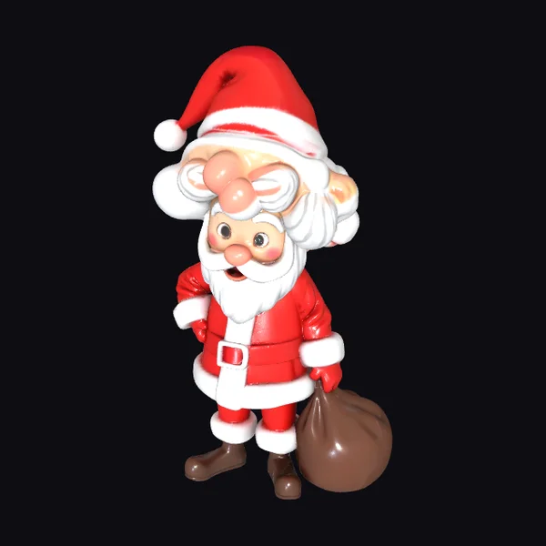 Santa Claus with Afro