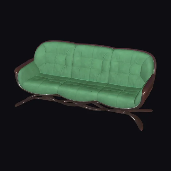 Emerald Velvet Sofa