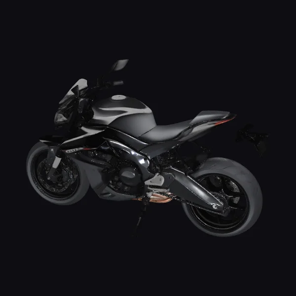 Black Sport Motorbike