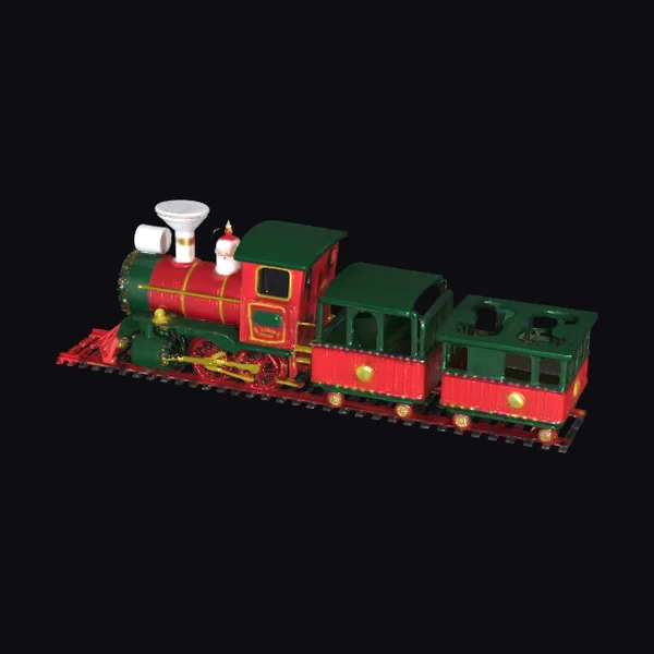 Christmas Train with Carriages